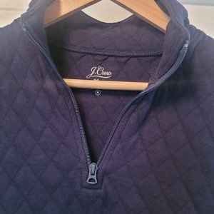 J.Crew Quilted 1/2 Zip